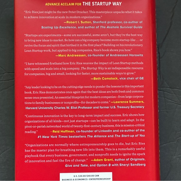 The Startup Way by Eric Ries | Business, Management | Hardcover Book - Picture 3 of 11